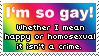 .Stamp. I'm So Gay by KillMePleaseGod