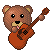 pedobear plays guitar