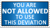 Not Allowed Stamp by izka197