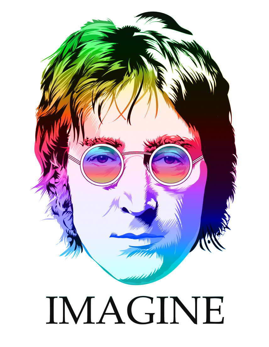 John Lennon vector two by choffman36 on DeviantArt