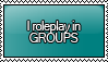 I Roleplay in GROUPS Stamp by KisumiKitsune