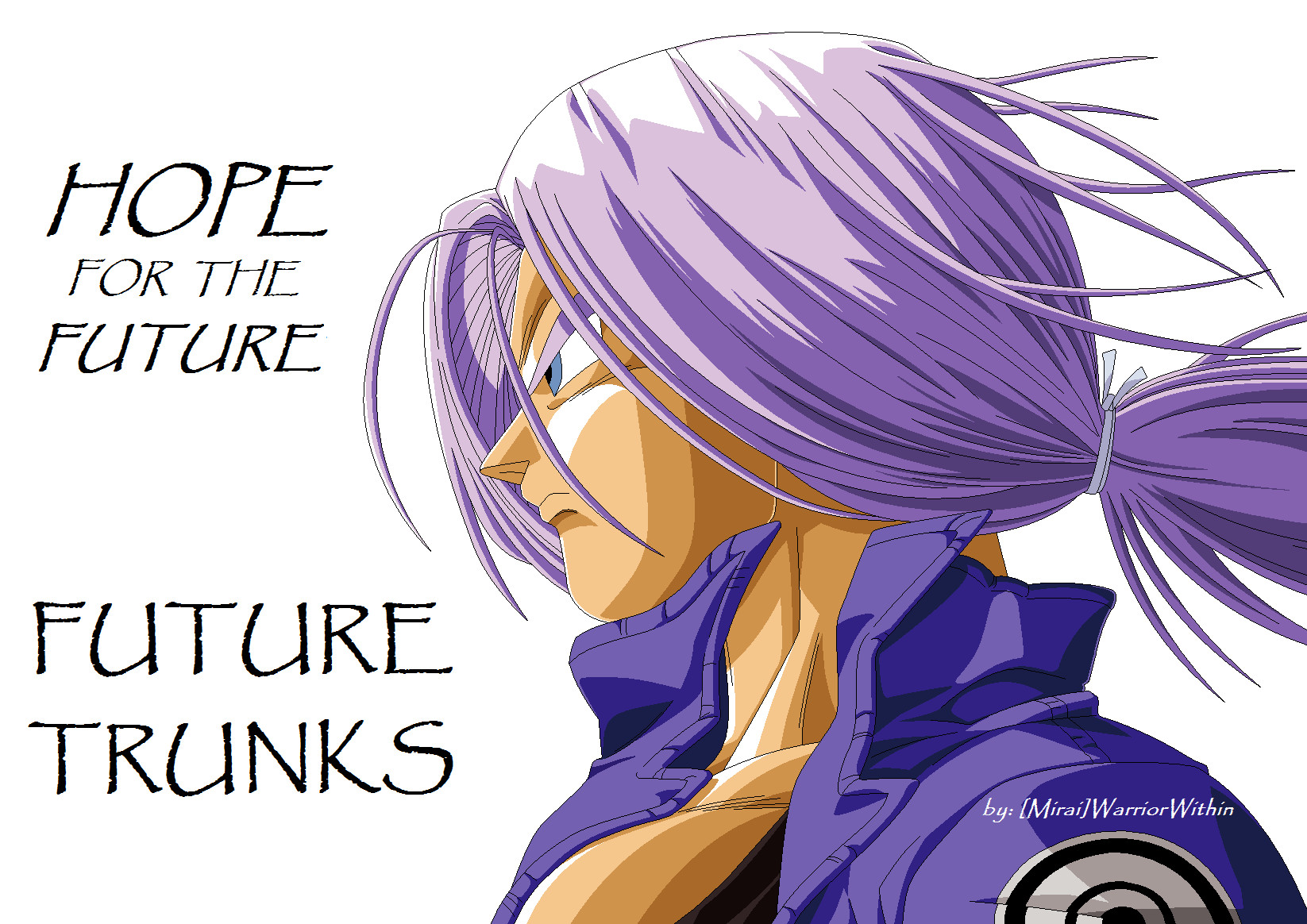 [MS Paint] Future Trunks Long Hair by MiraiWarriorWithin on DeviantArt