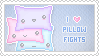 Stamp: I love pillow fights by apparate
