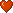 small heart - orange