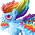 Rainbow Power Dash Icon by GlacialFalls