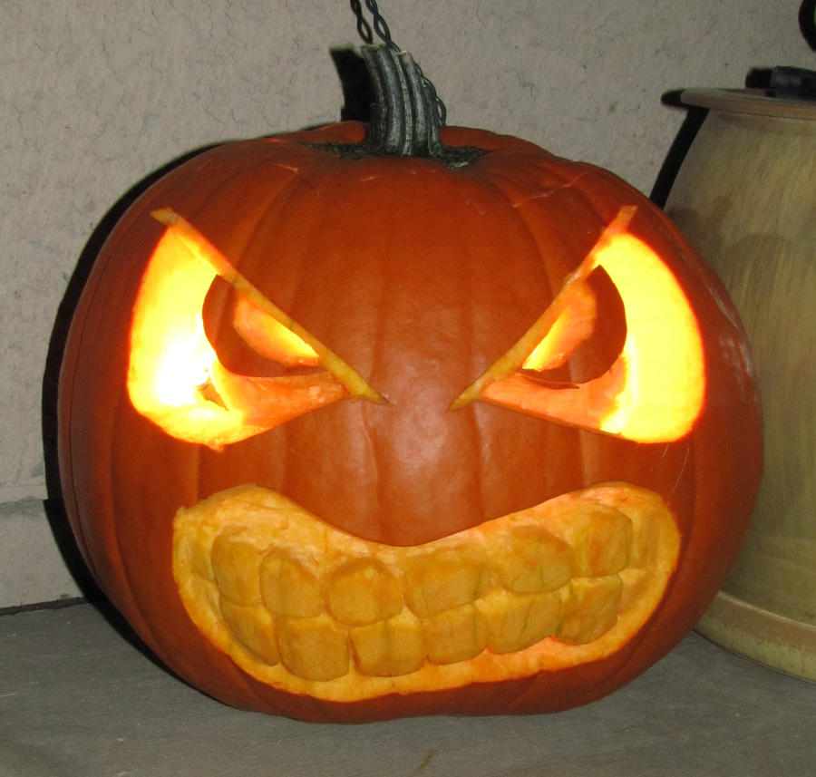 Grrrr Angry Pumpkin by CRAZYFAWKA on DeviantArt