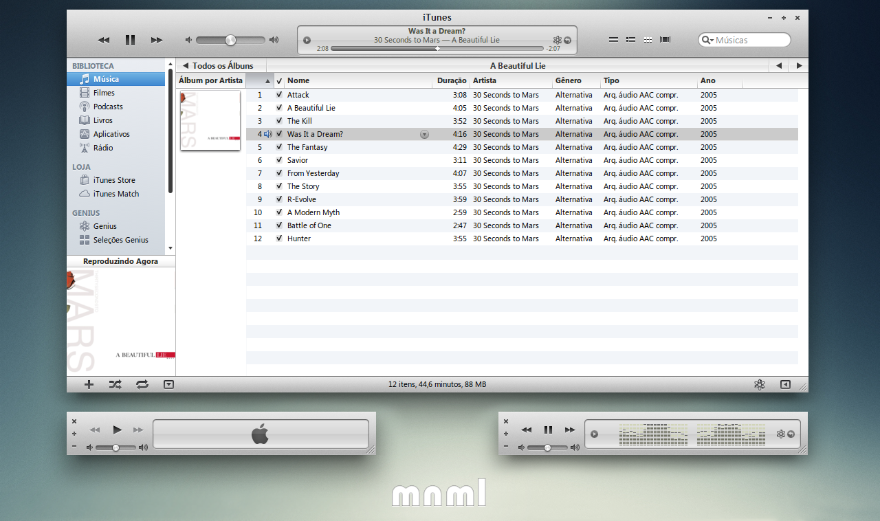 mnml iTunes 10 for Windows by 1davi on DeviantArt
