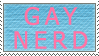 Gay Nerd Stamp by Pristichampsus