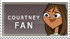 Courtney Fan Stamp by xVintageDreamer
