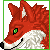 Happy Fox Icon Commission by DragonsPixels