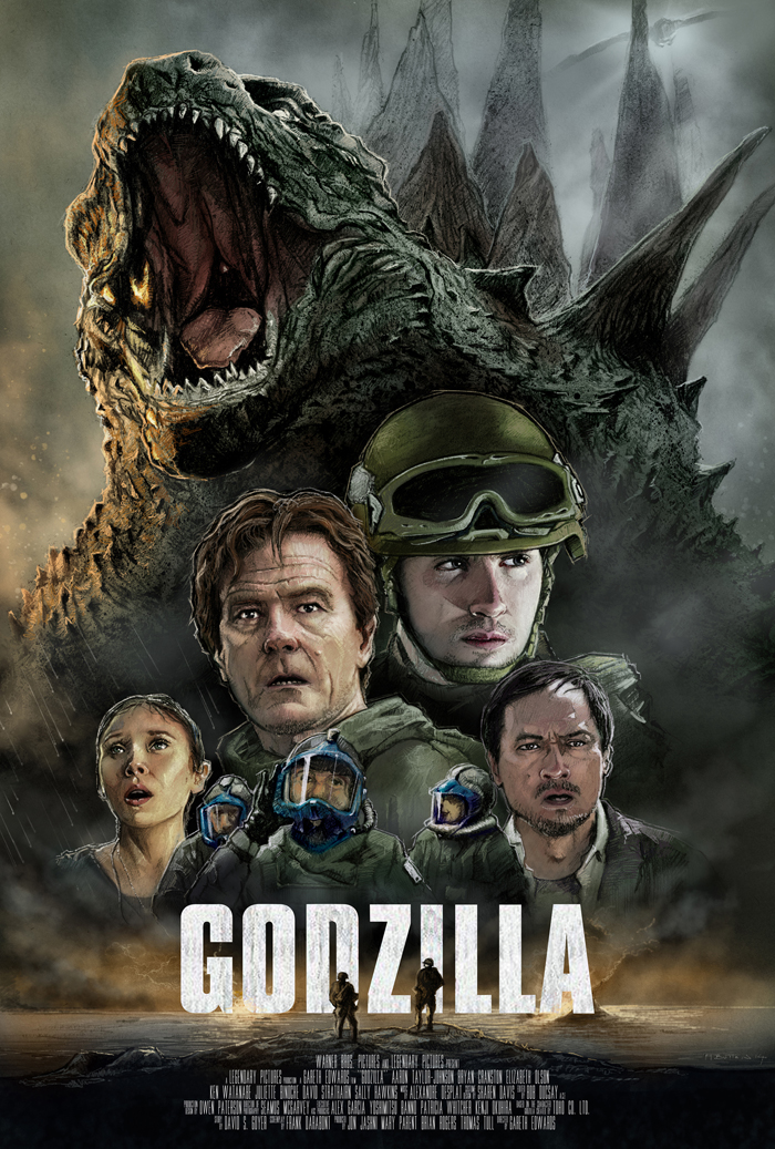 Godzilla 2014 poster by MarkButtonDesign on DeviantArt