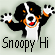 snoopy happy Hi 50  by WhoopySnoopy