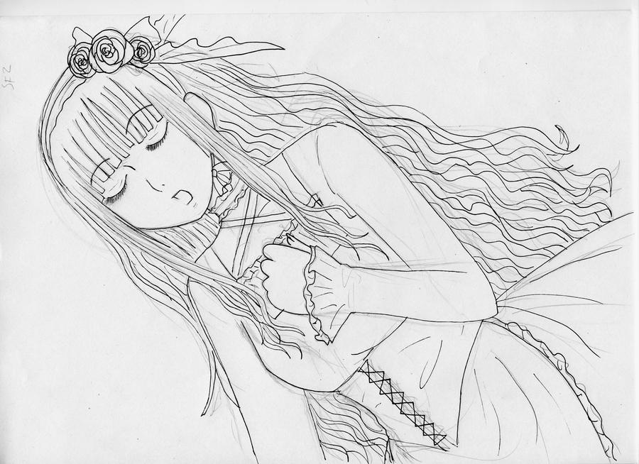 Anime Girl Singing by Fallen-Angel-100 on DeviantArt