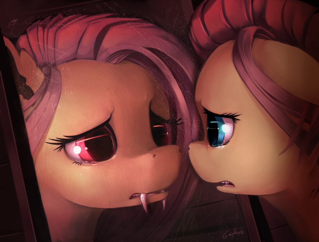 Pony art of the non diabetic variety.  - Page 10 Reflection_by_gsphere-d712omw